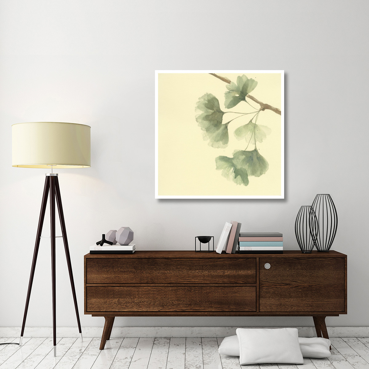 Gingko Leaves III -Paper Art-42&quotx42"