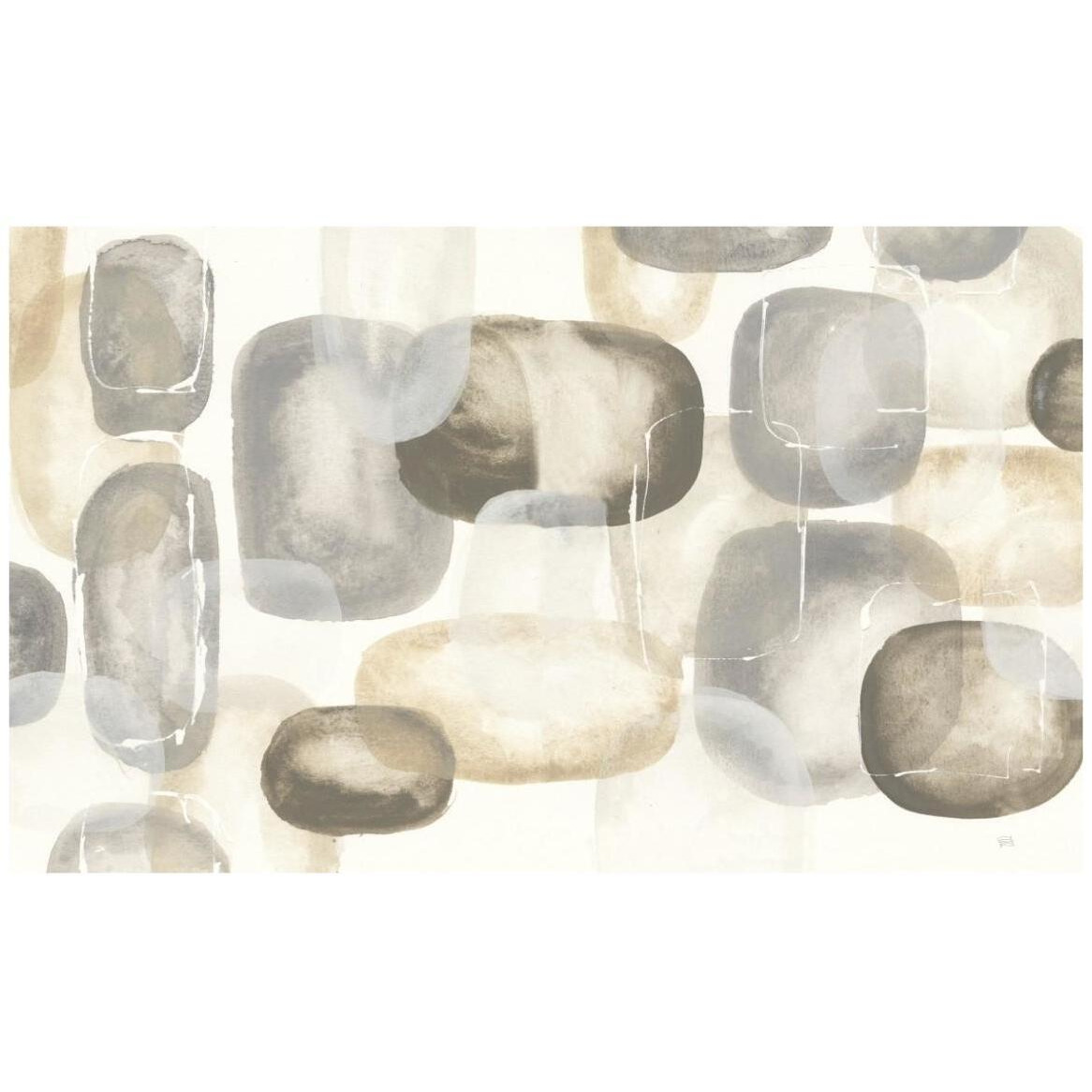 Neutral Stones V -Paper Art-46&quotx28.4"
