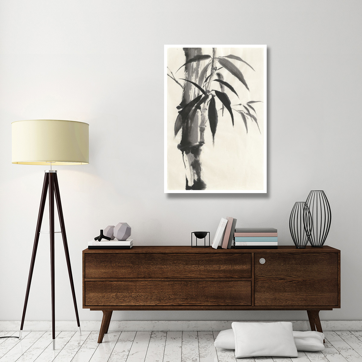 Sumi Bamboo Cream -Paper Art-34&quotx50"