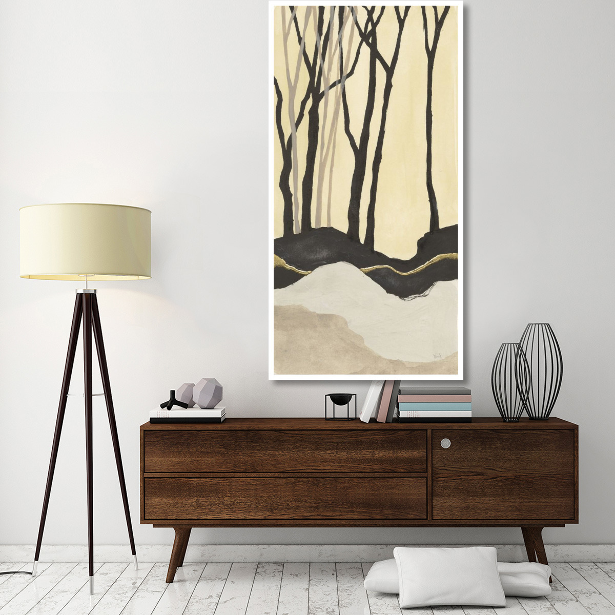 Silhouette I -Paper Art-38&quotx74"