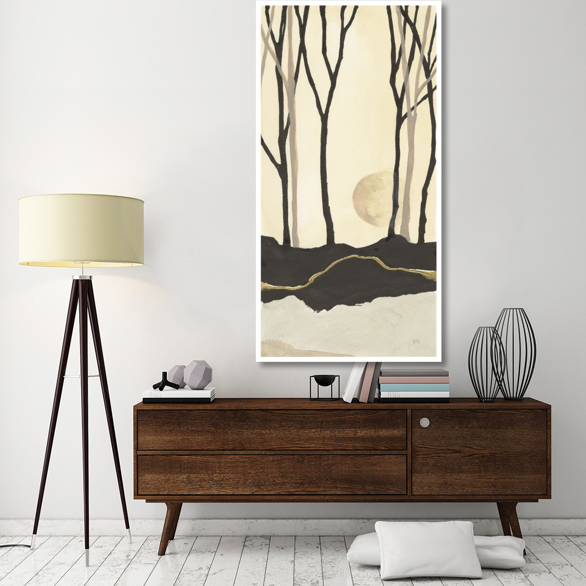 Silhouette III -Paper Art-38&quotx74"