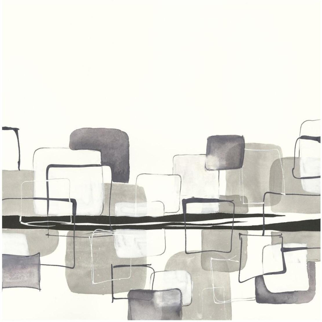 Placid Boxes I -Paper Art-26&quotx26"