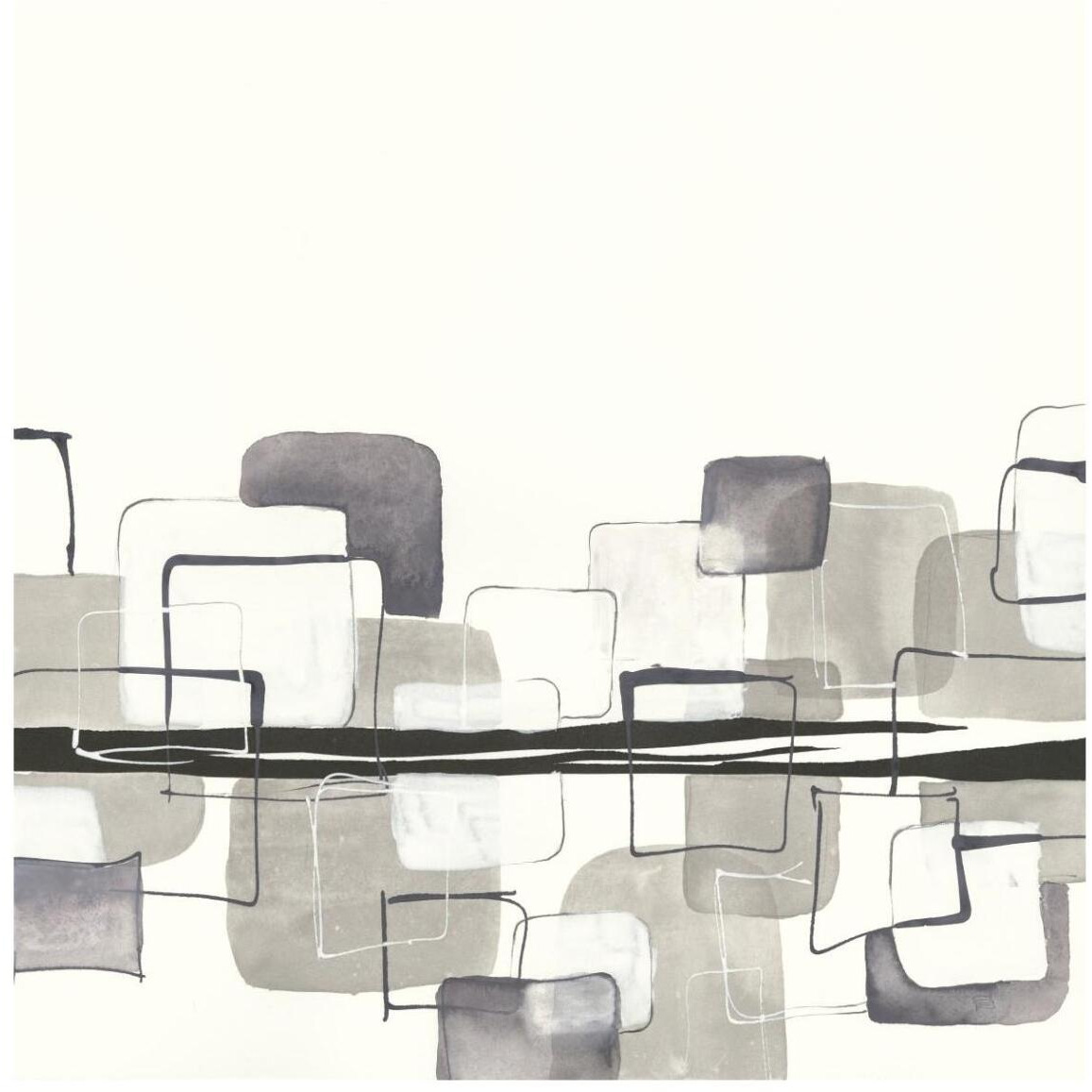 Placid Boxes I -Paper Art-42&quotx42"