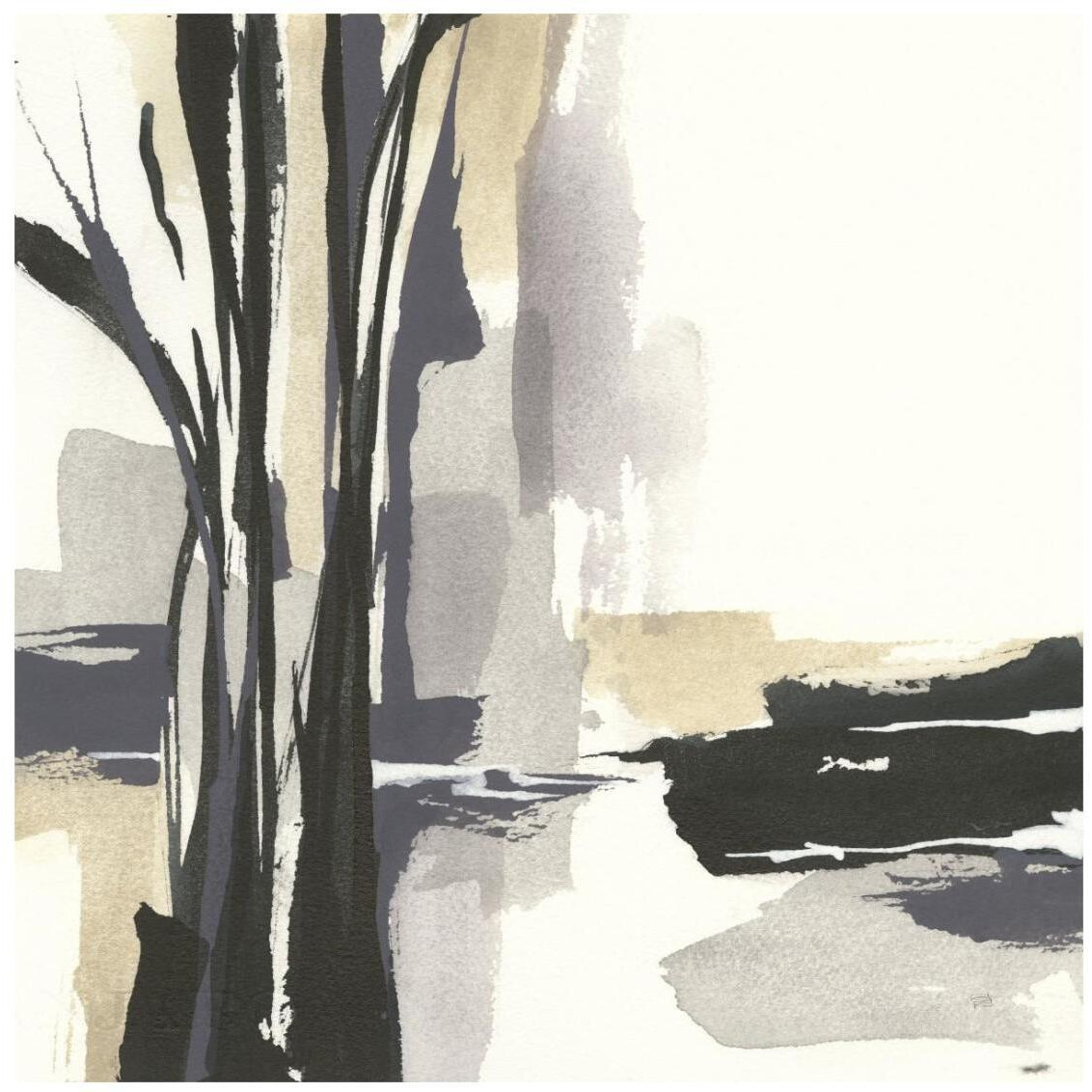 Placid I -Paper Art-26&quotx26"
