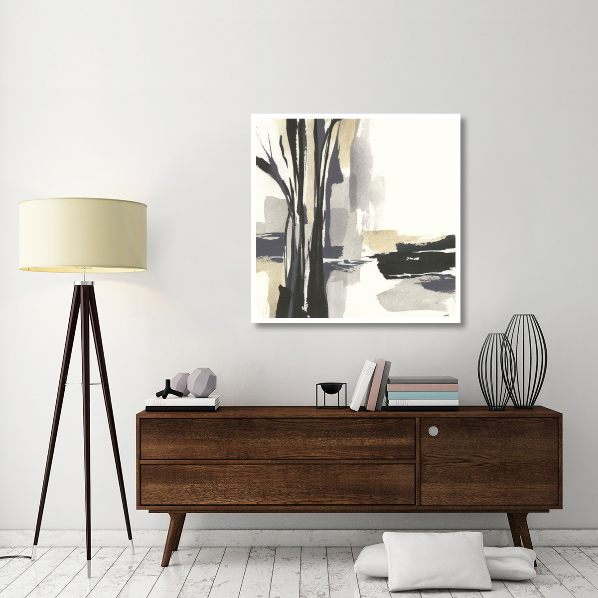 Placid I -Paper Art-42&quotx42"