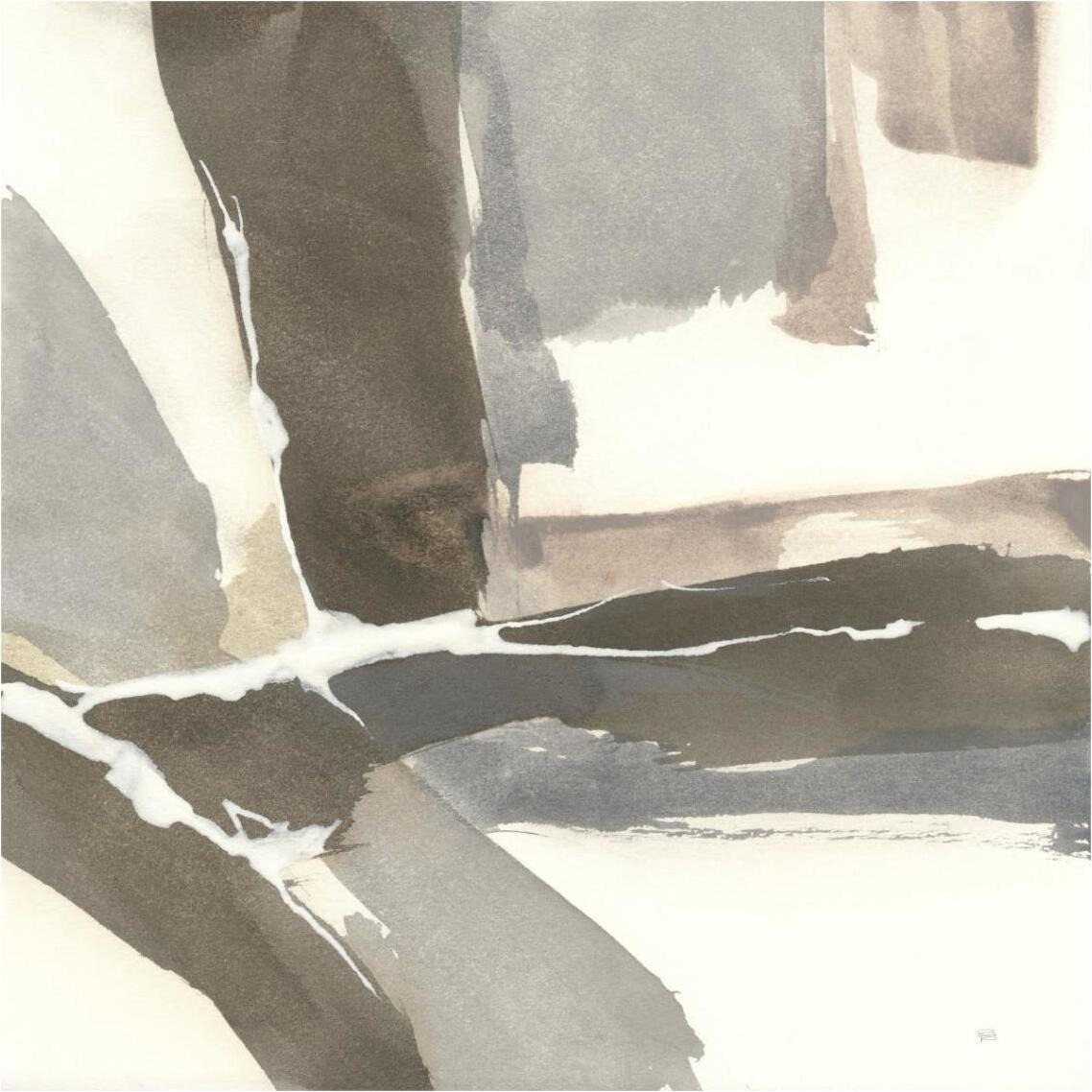 White and Placid II -Paper Art-38&quotx38"