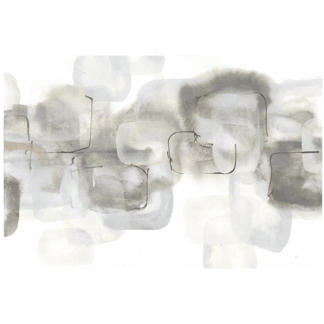 Neutral Stacking IV White -Paper Art-26&quotx18"