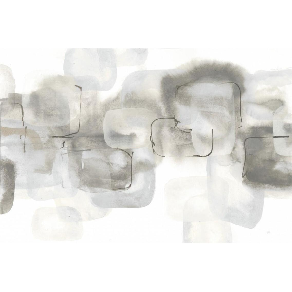 Neutral Stacking IV White -Paper Art-38&quotx26"