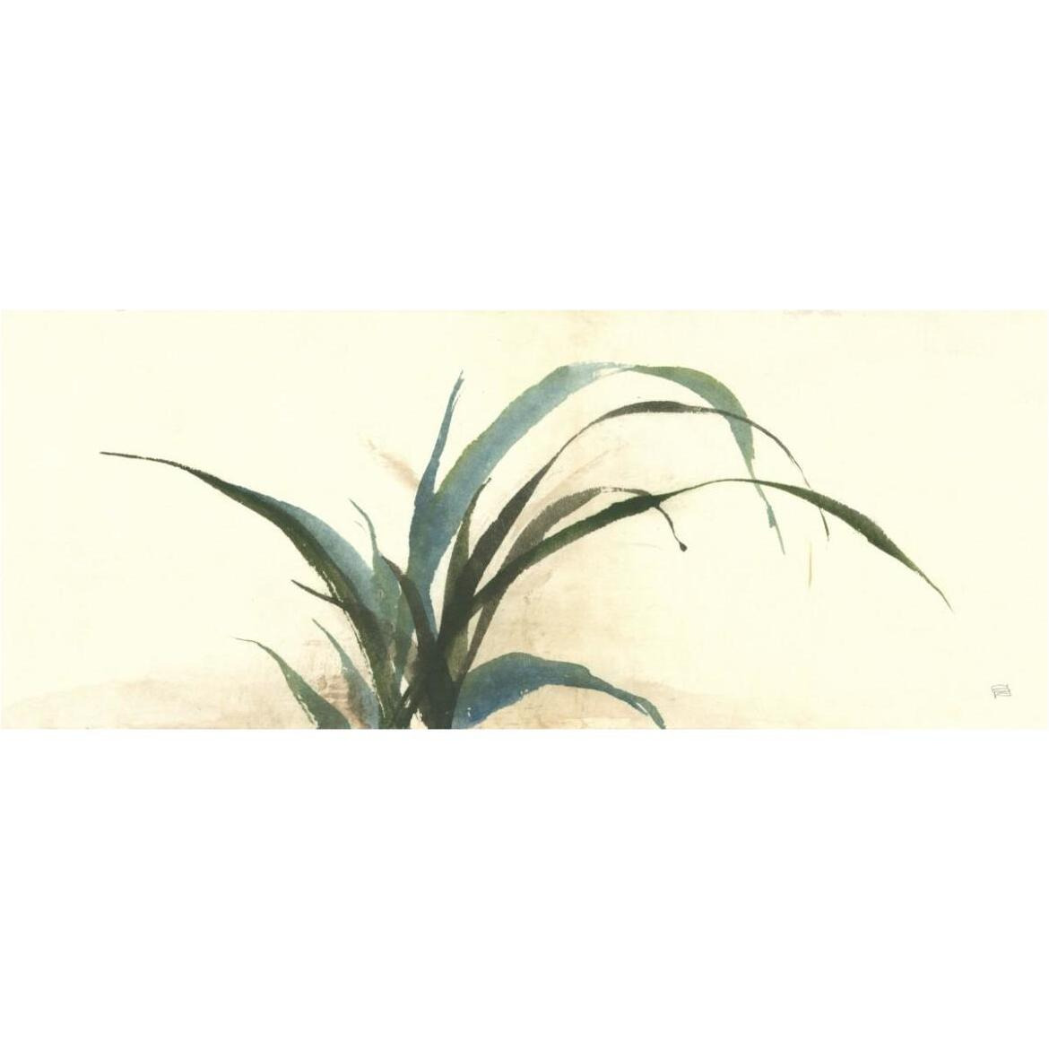 Horizontal Grass I -Paper Art-77&quotx32"