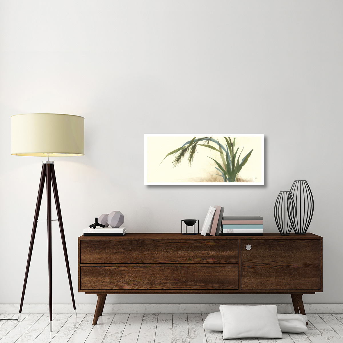 Horizontal Grass II -Paper Art-42&quotx18"
