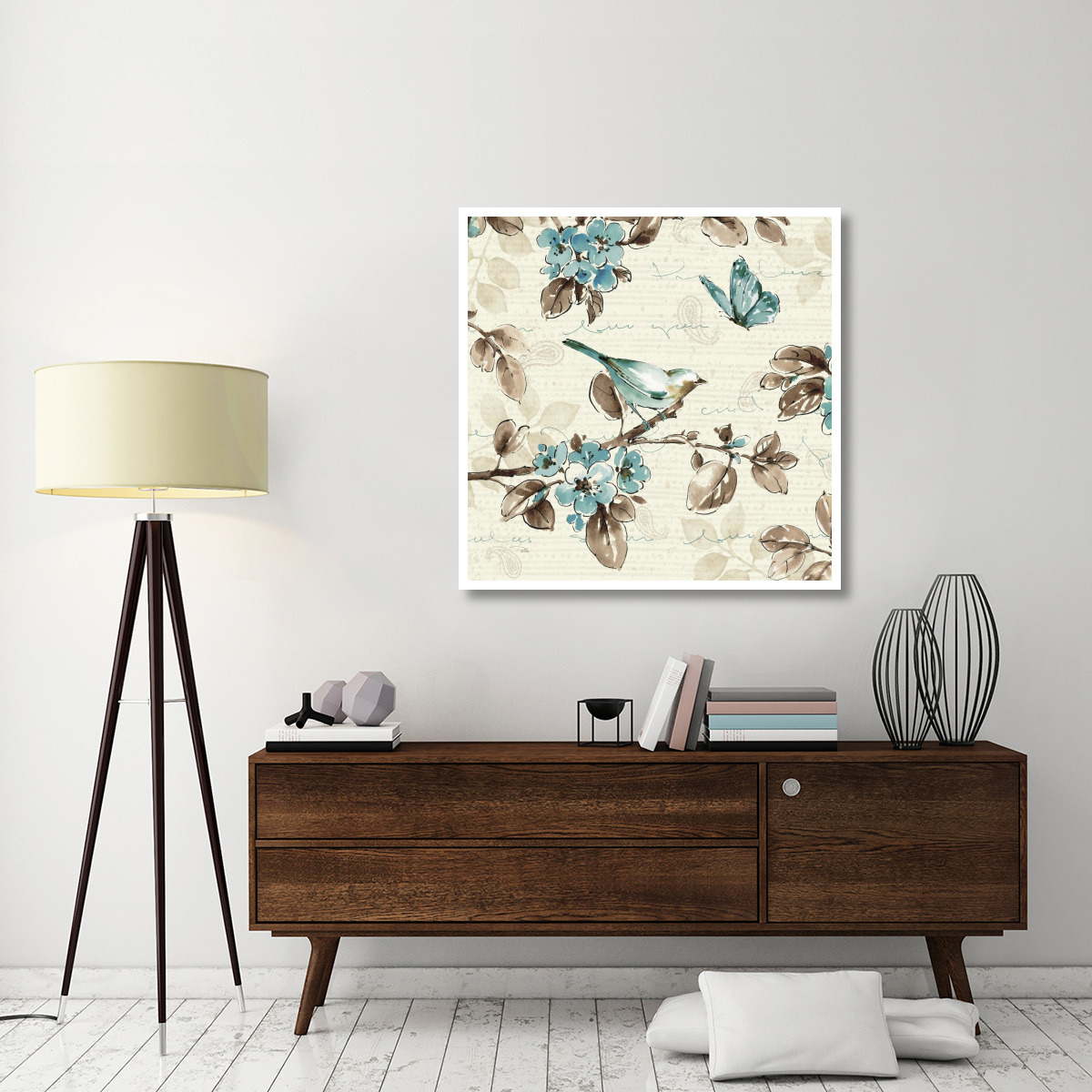 Wing Prints III -Paper Art-42&quotx42"