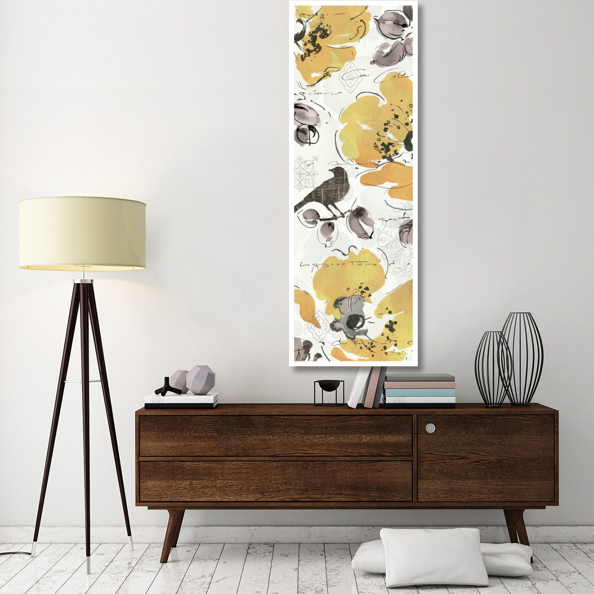 Watercolorful V -Paper Art-26&quotx74"