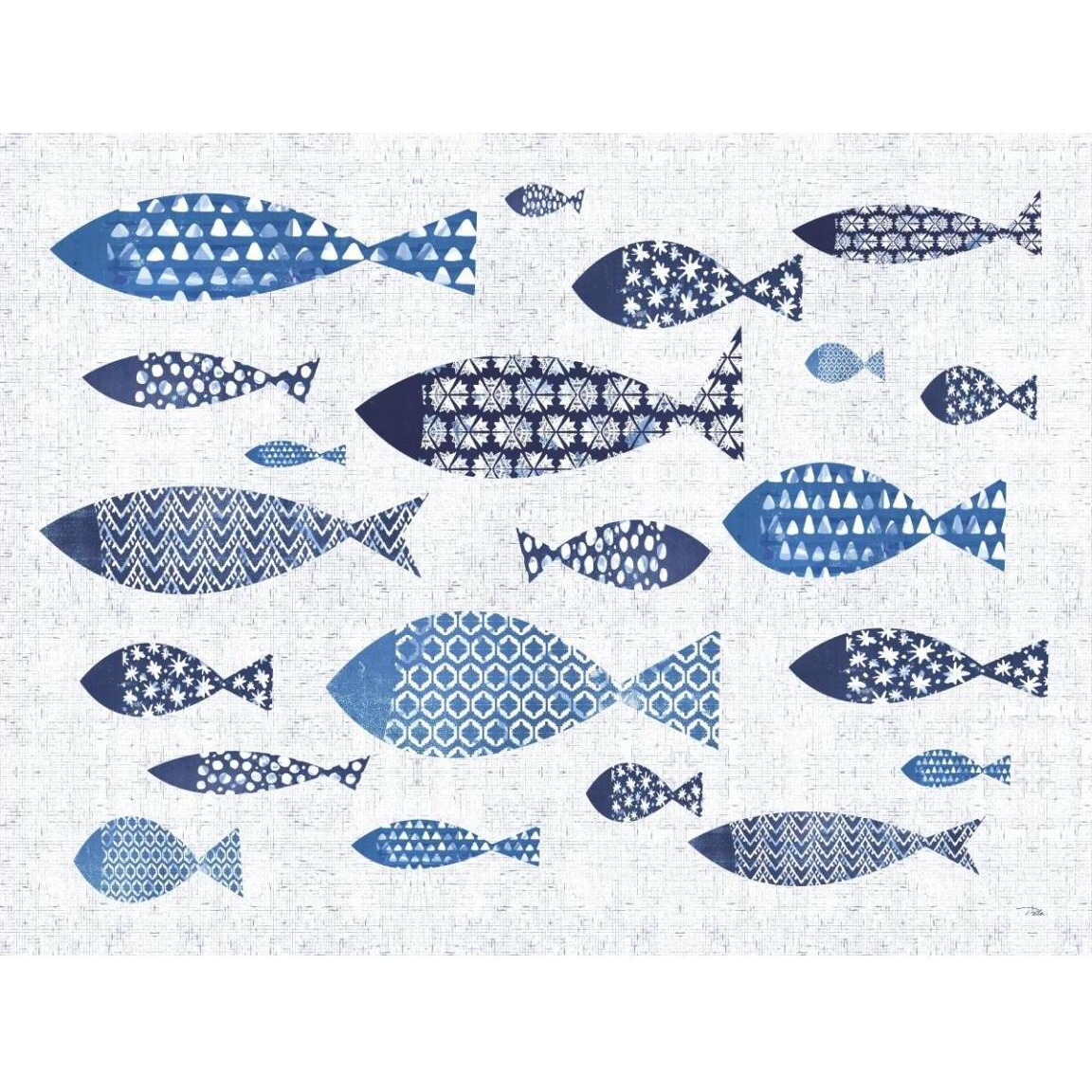 Sunday on the Coast II -Paper Art-50&quotx38"