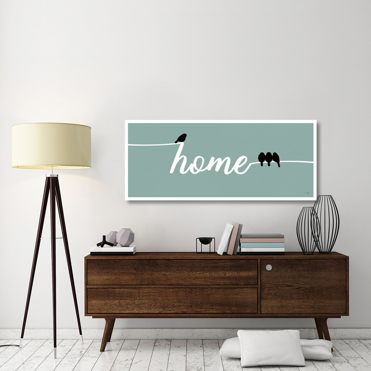 Birds on Words II -Paper Art-62&quotx26"