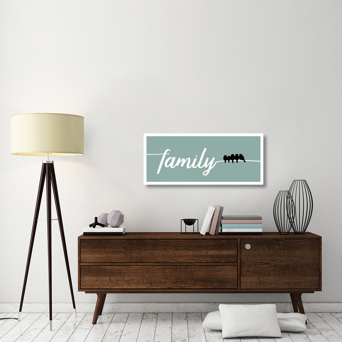 Birds on Words IV -Paper Art-42&quotx18"