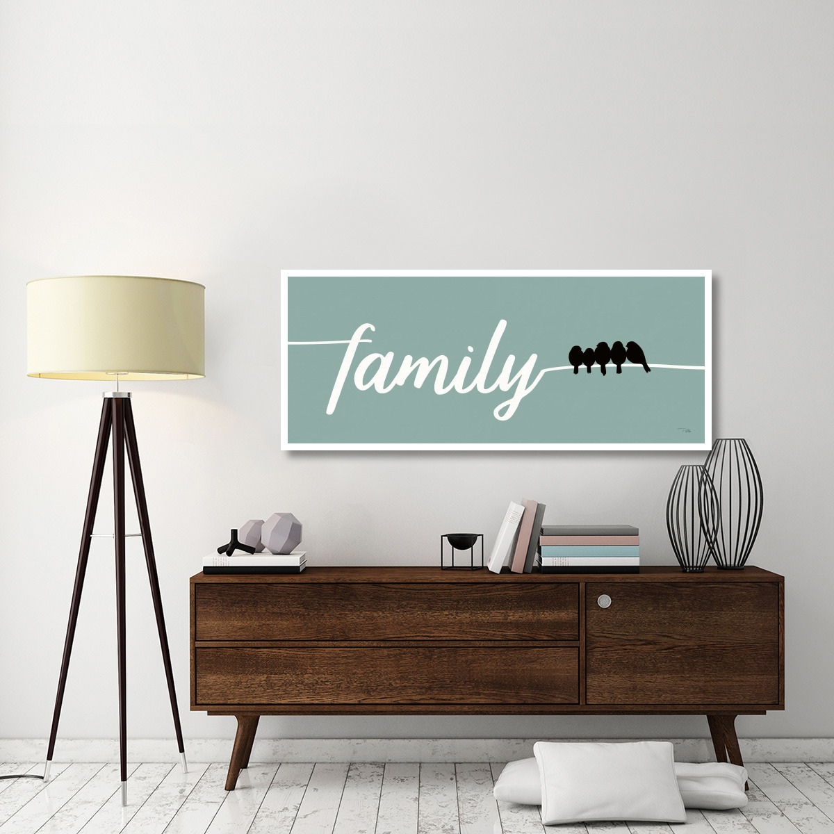 Birds on Words IV -Paper Art-62&quotx26"