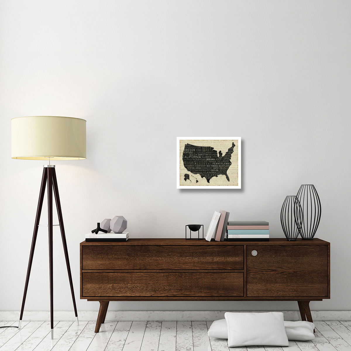 USA V -Paper Art-22&quotx18"