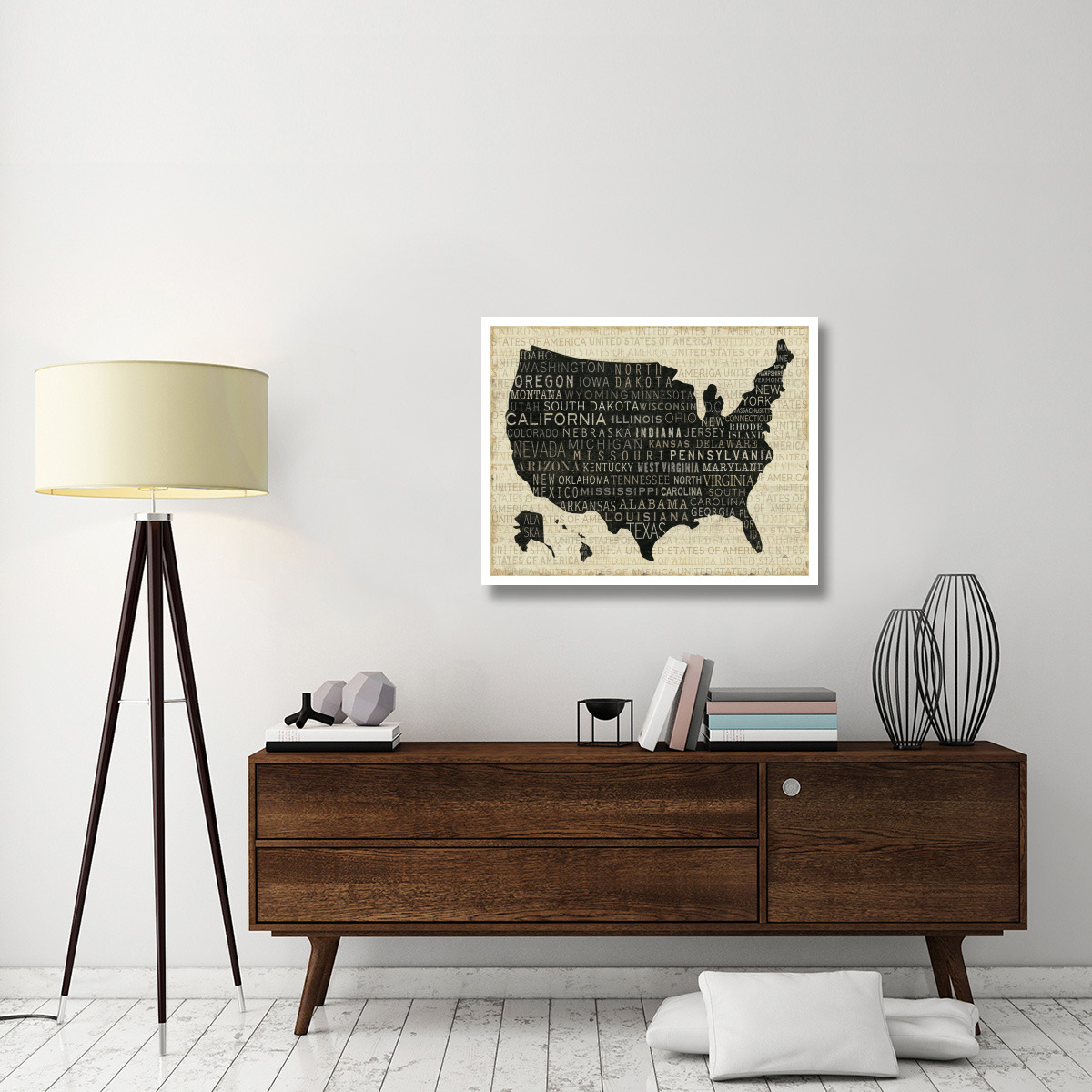 USA V -Paper Art-37&quotx30"