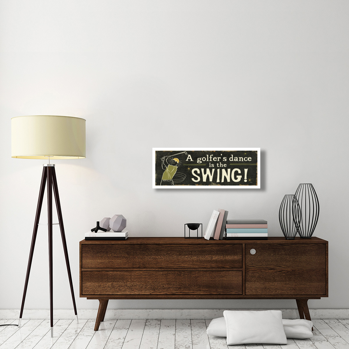 Funny Golf I -Paper Art-38&quotx14"