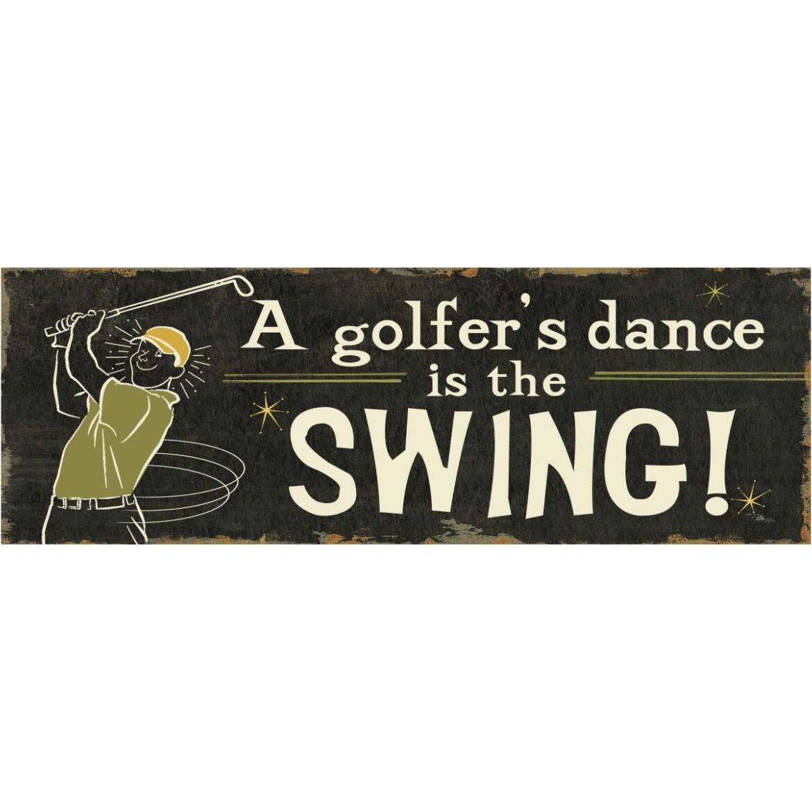 Funny Golf I -Paper Art-74&quotx26"