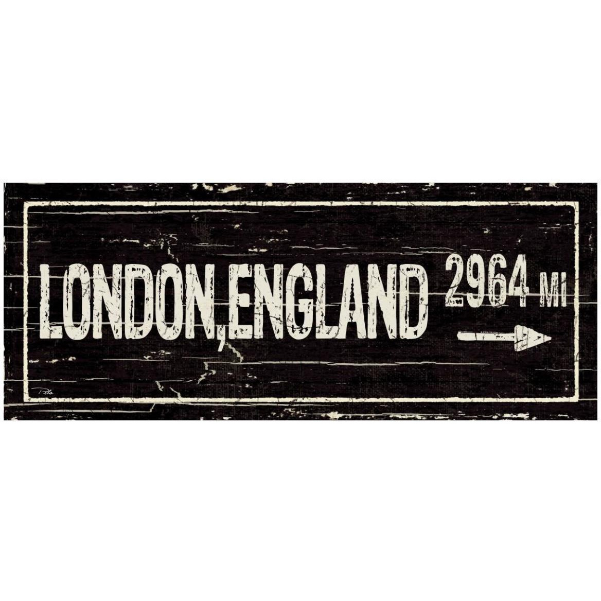 Destination Signs IV -Paper Art-52&quotx22"