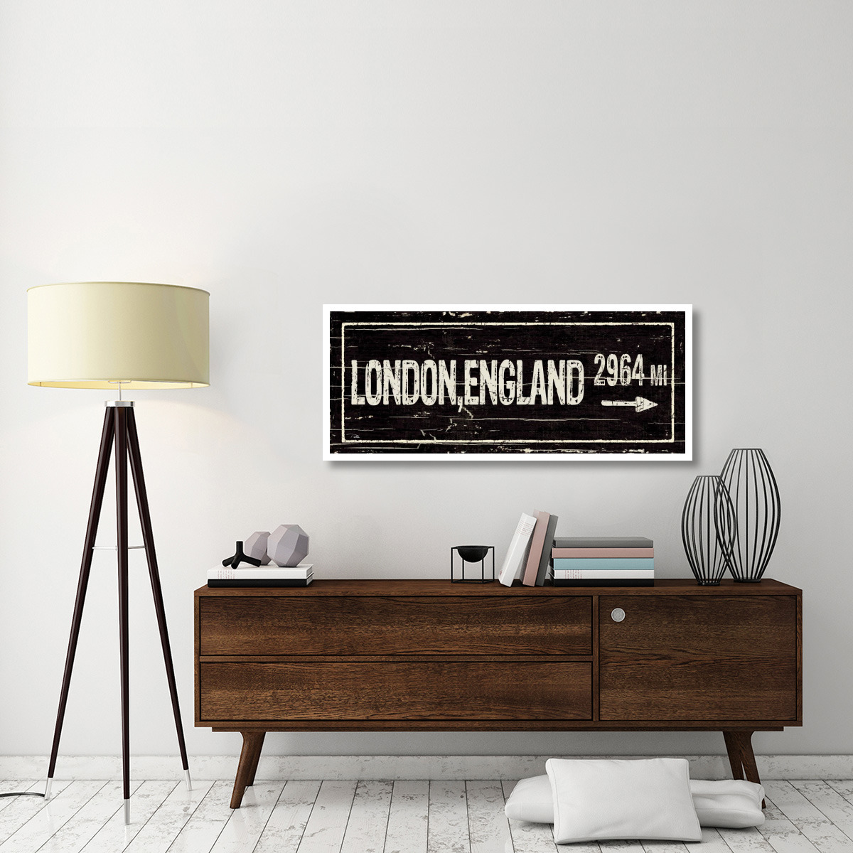 Destination Signs IV -Paper Art-52&quotx22"
