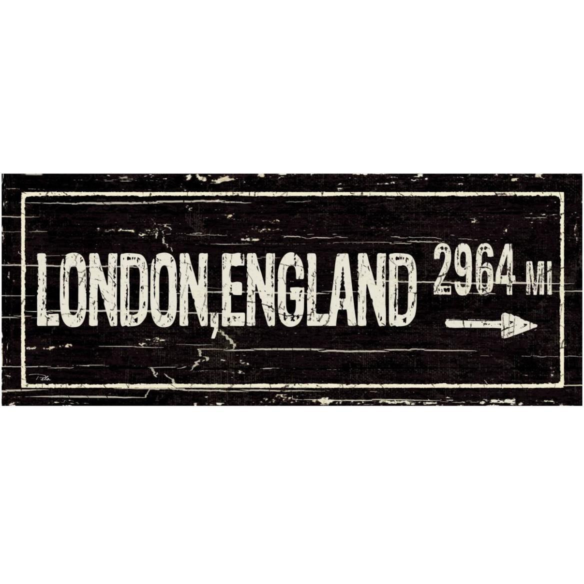 Destination Signs IV -Paper Art-62&quotx26"