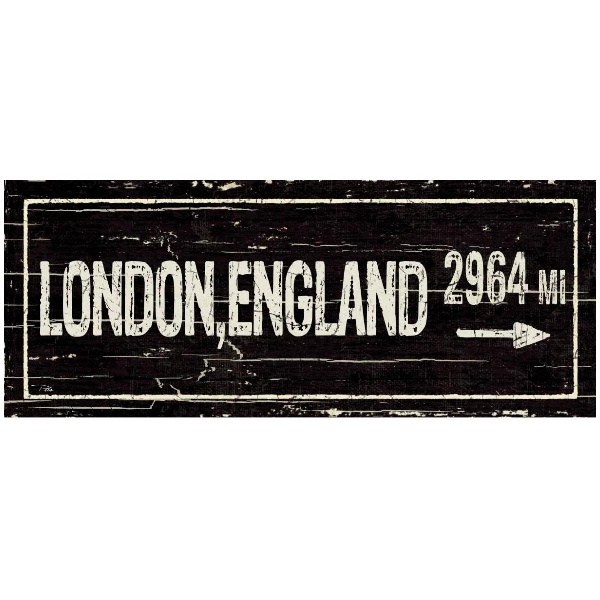 Destination Signs IV -Paper Art-77&quotx32"