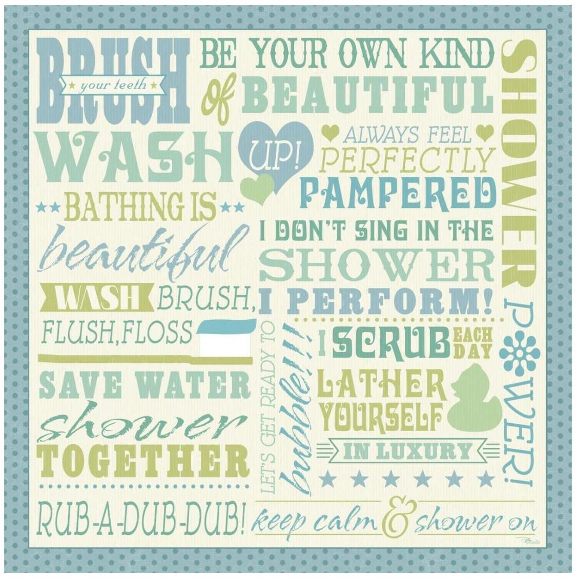 Wash Up V -Paper Art-26&quotx26"