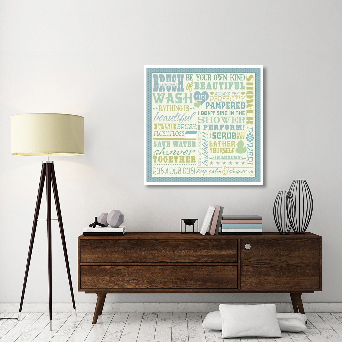 Wash Up V -Paper Art-42&quotx42"