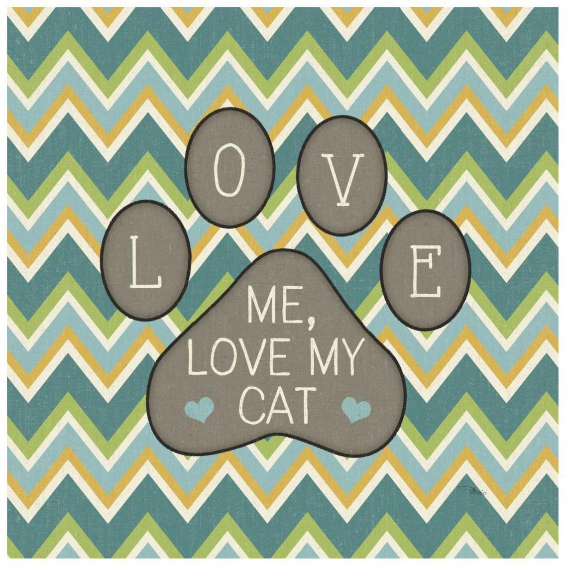 Cat Sayin I -Paper Art-26&quotx26"