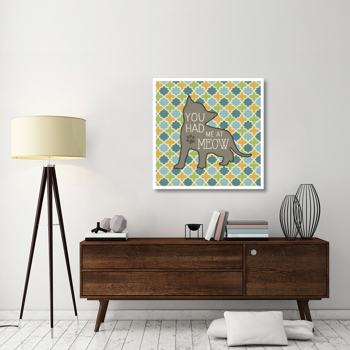 Cat Sayin II -Paper Art-38&quotx38"