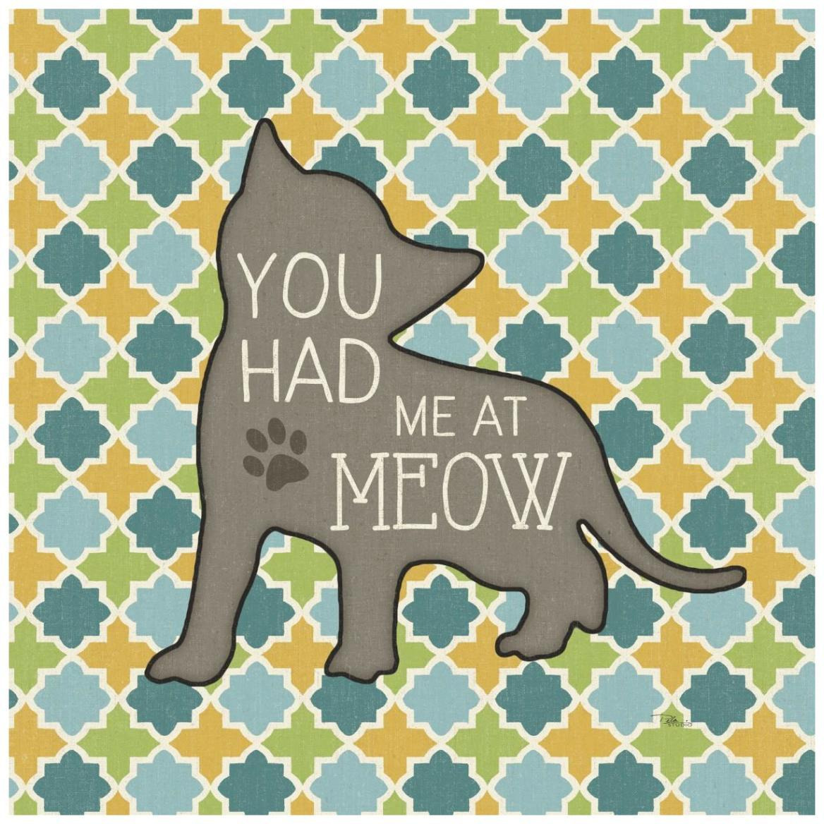 Cat Sayin II -Paper Art-42&quotx42"