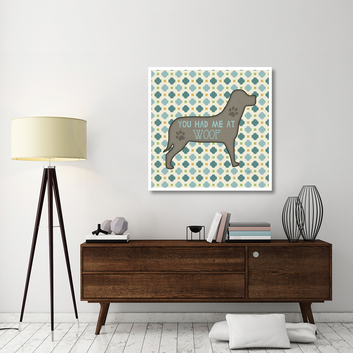Doggy Sayin III -Paper Art-42&quotx42"