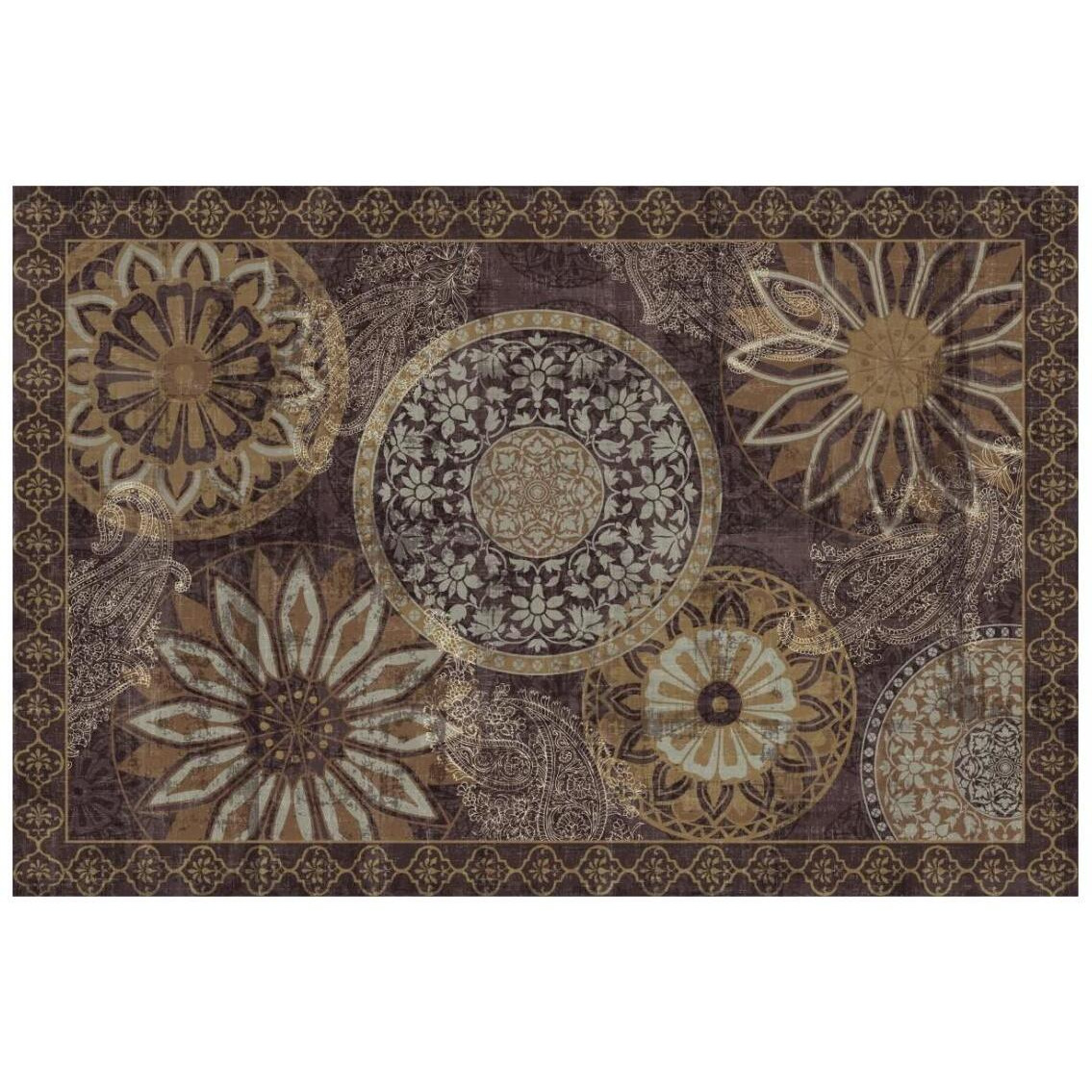 Inspired India Dark III -Paper Art-26&quotx18"