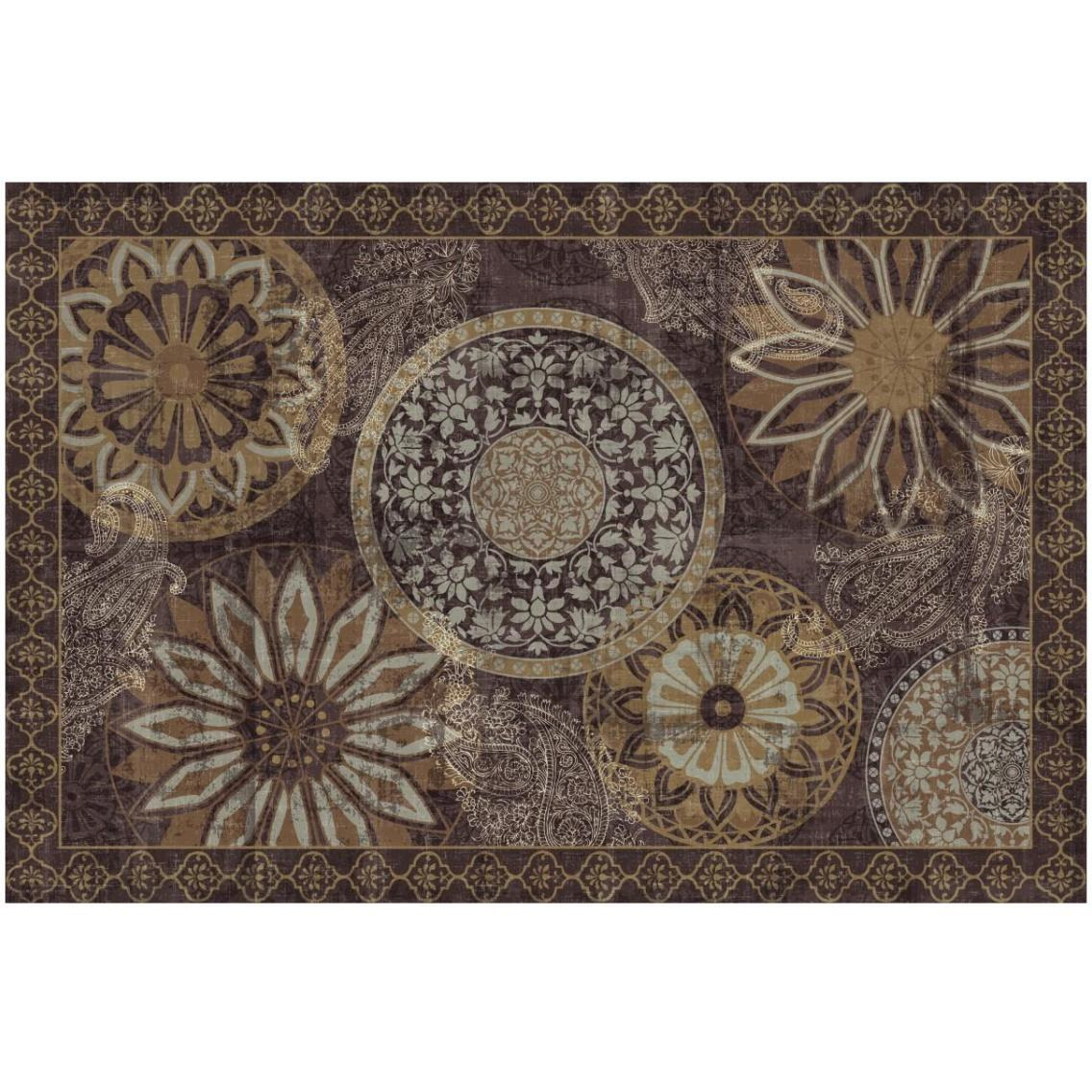 Inspired India Dark III -Paper Art-32&quotx22"