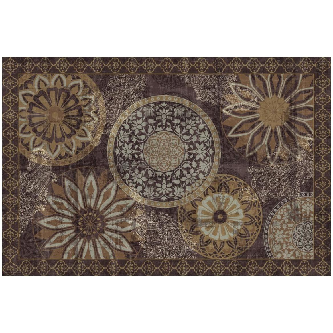 Inspired India Dark III -Paper Art-50&quotx34"