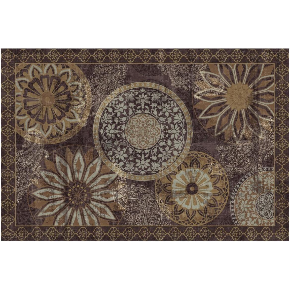 Inspired India Dark III -Paper Art-62&quotx42"