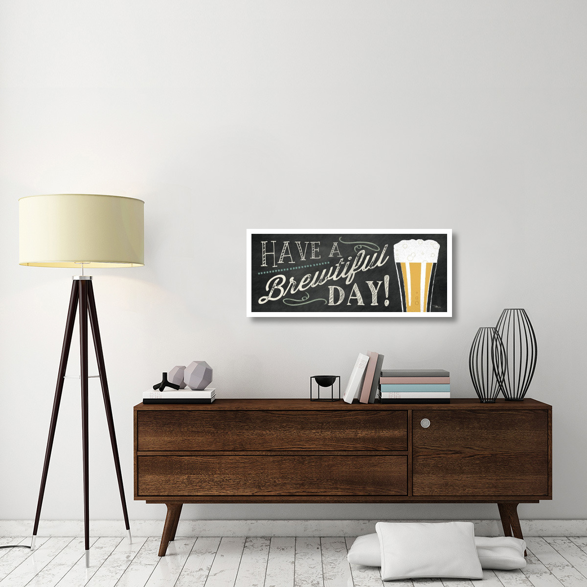 Be Hoppy II Panel -Paper Art-42&quotx18"