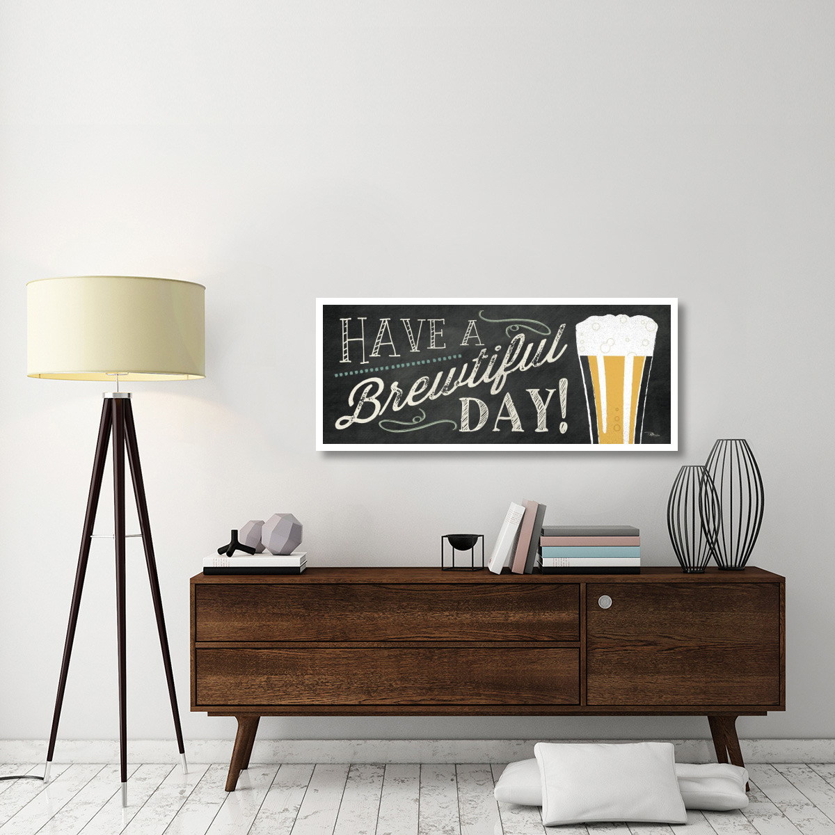 Be Hoppy II Panel -Paper Art-52&quotx22"