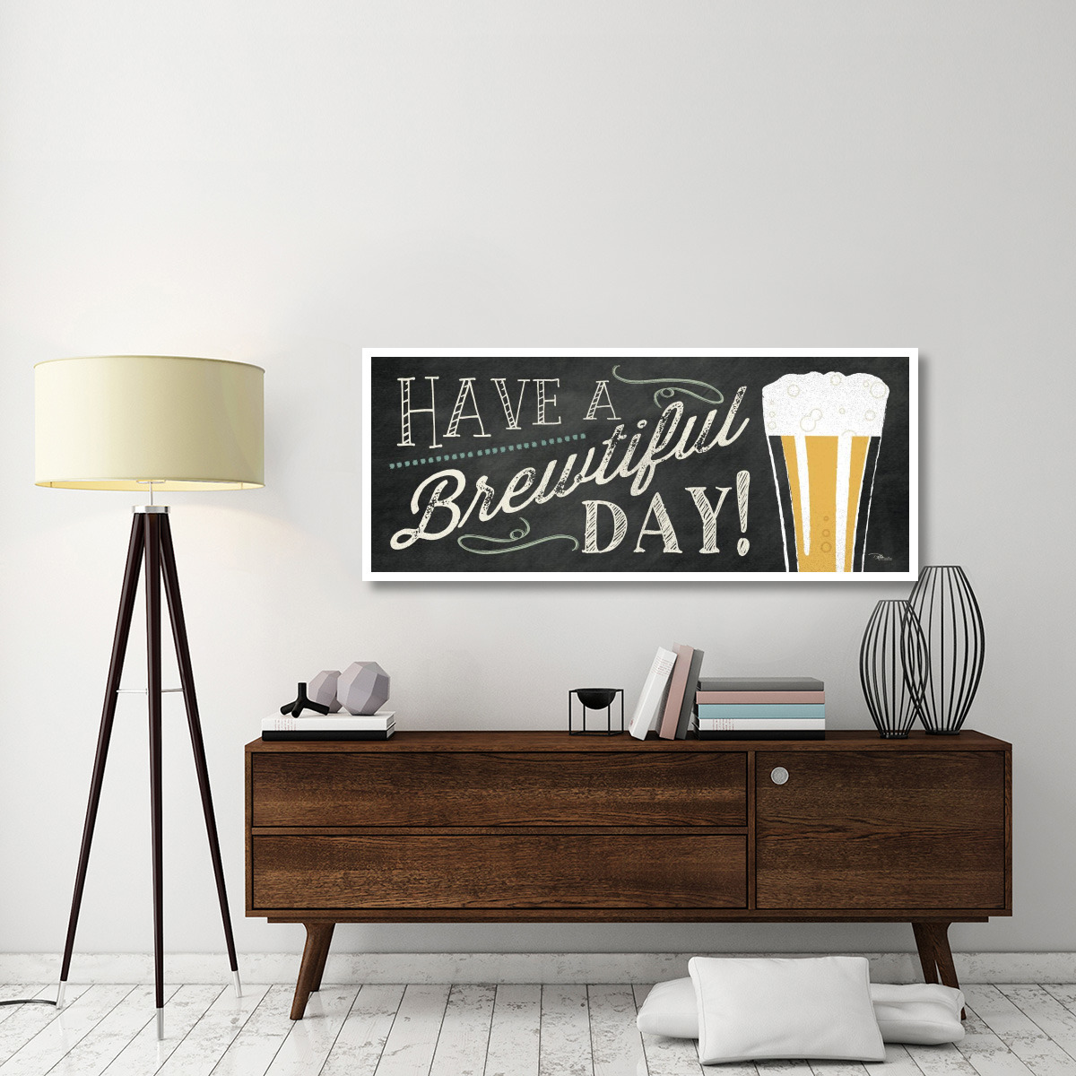 Be Hoppy II Panel -Paper Art-62&quotx26"