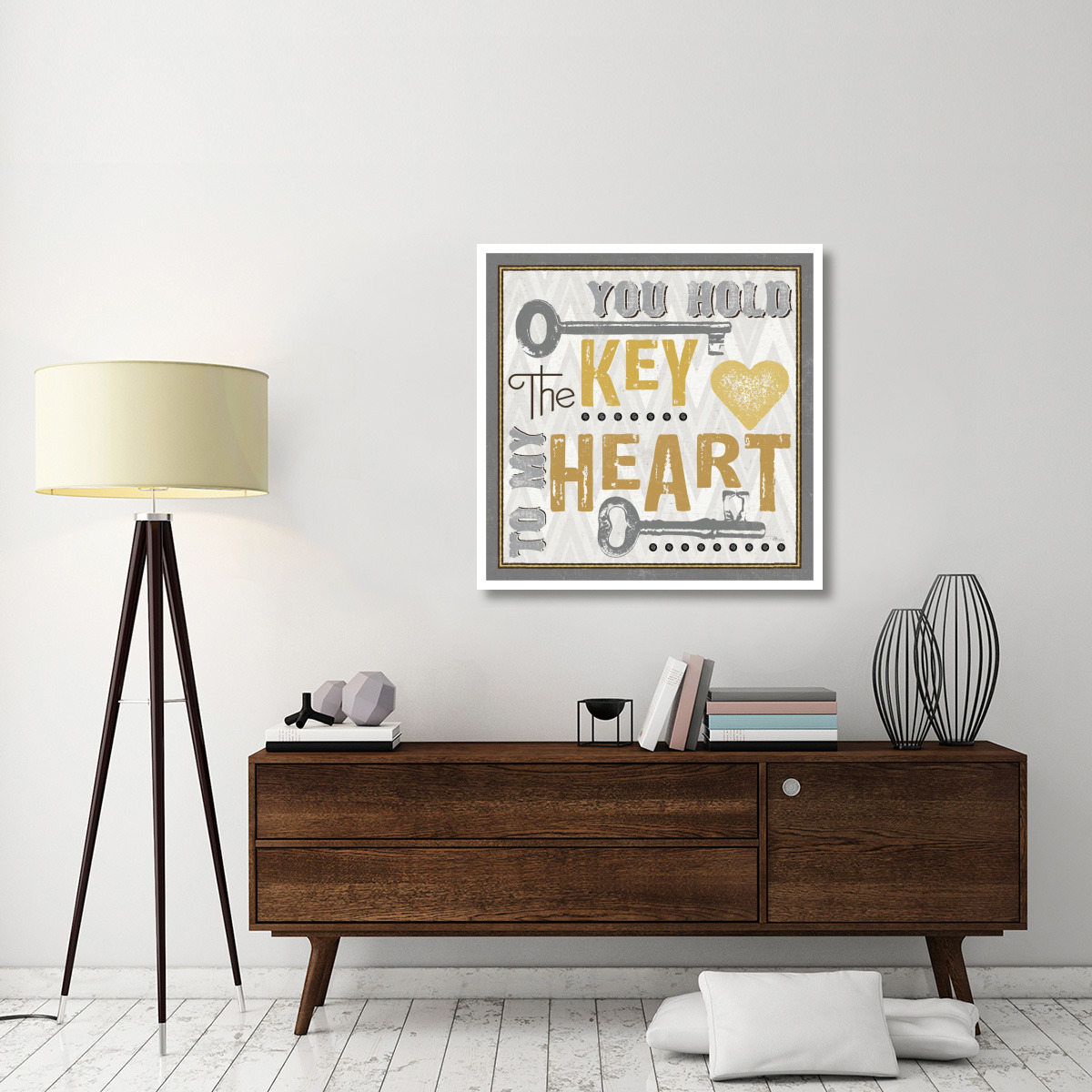 Lock Your Love II -Paper Art-38&quotx38"