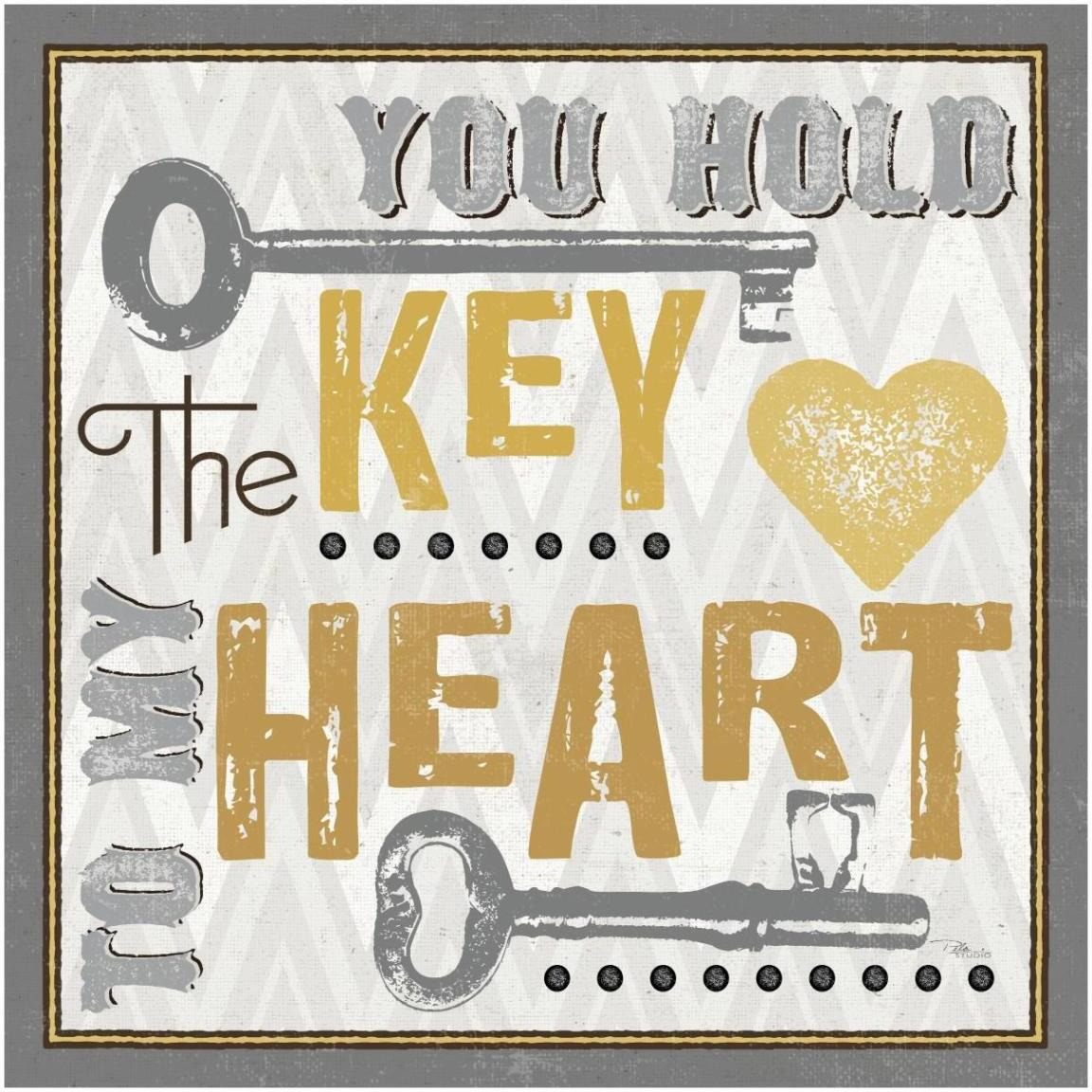 Lock Your Love II -Paper Art-42&quotx42"