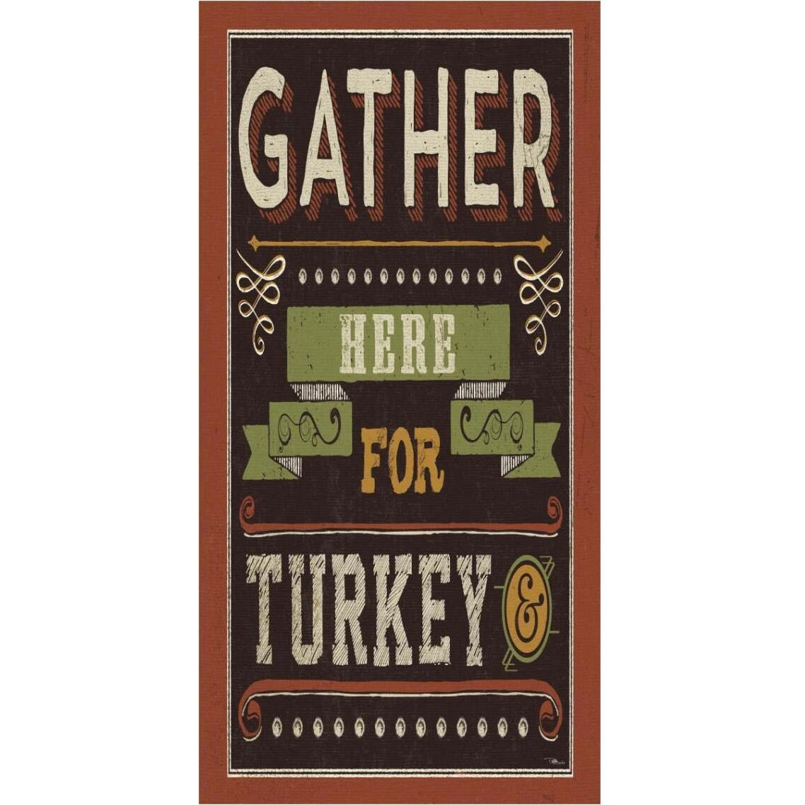 Give Thanks I -Paper Art-20&quotx38"