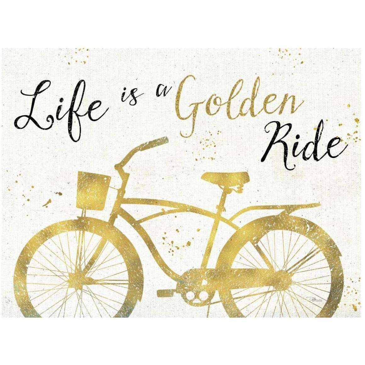 Golden Ride III -Paper Art-42&quotx32"