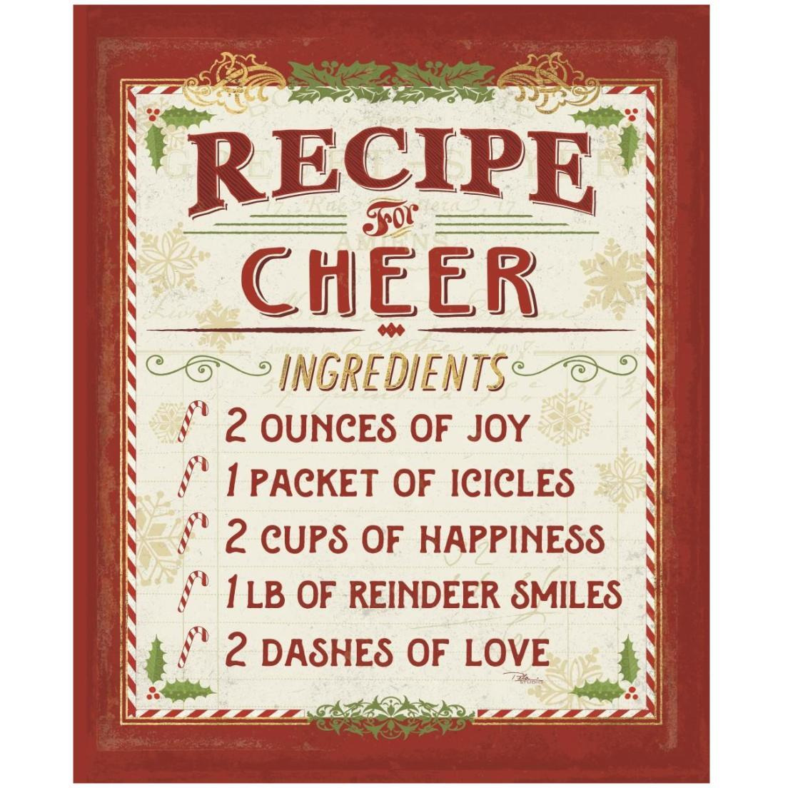 Holiday Recipes I -Paper Art-18&quotx22"