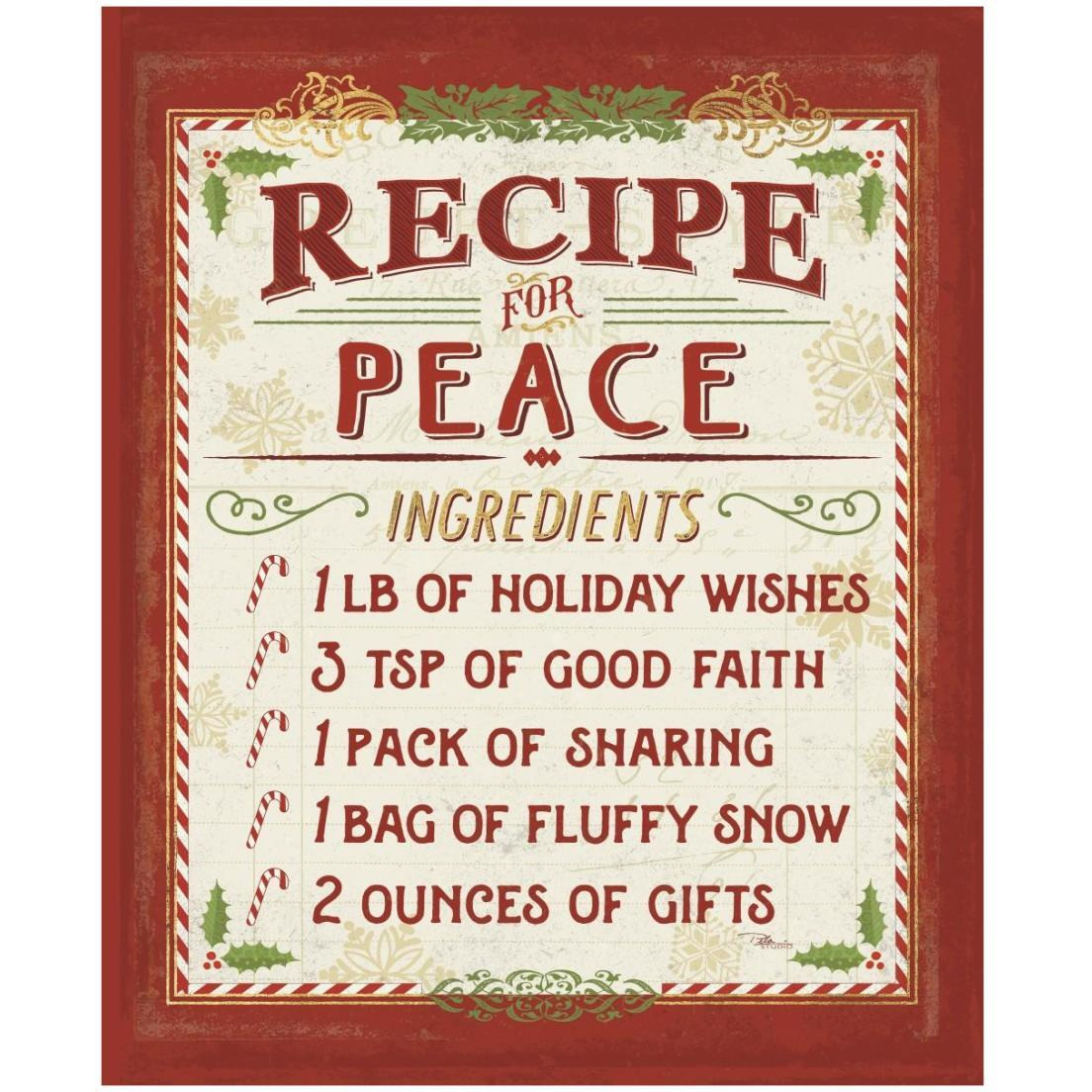 Holiday Recipes II -Paper Art-18&quotx22"