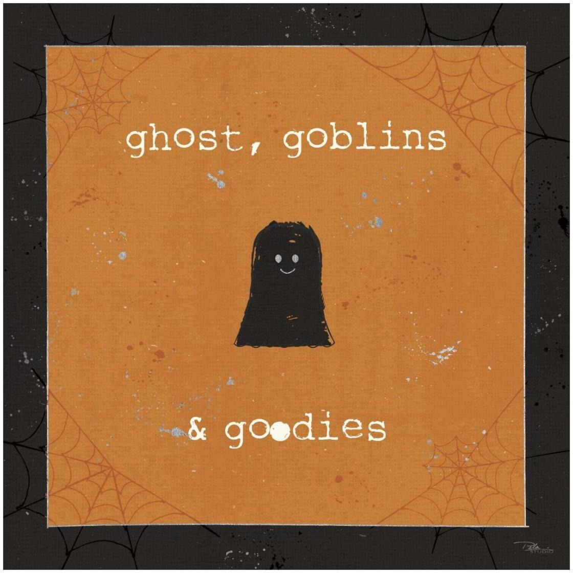 Spooky Cuties III -Paper Art-26&quotx26"
