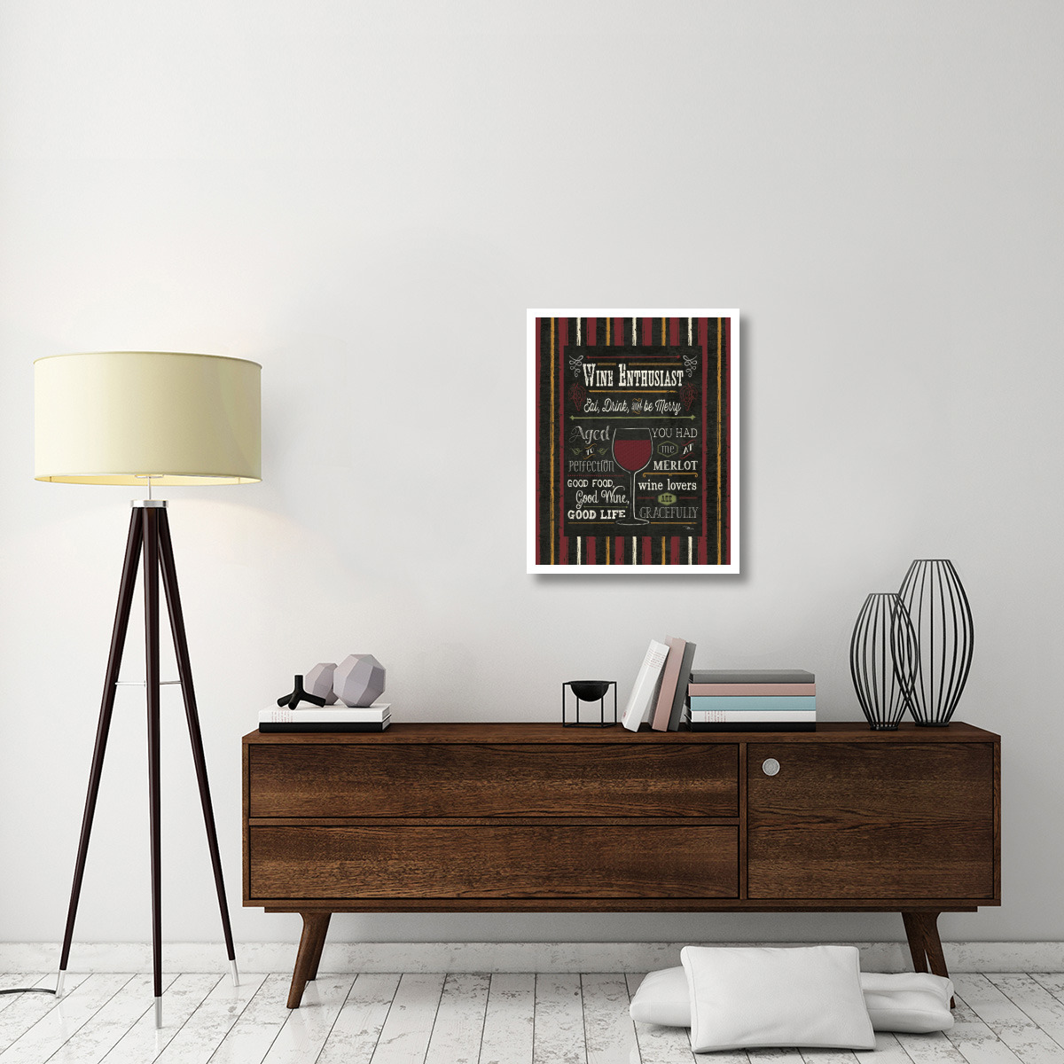 Wine Enthusiast II -Paper Art-24&quotx30"