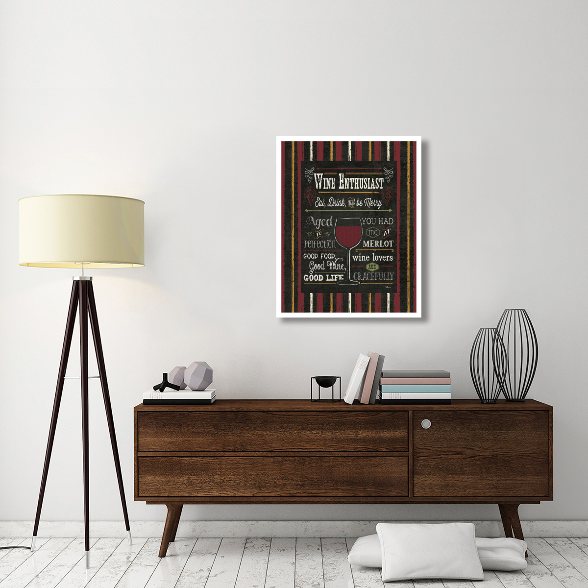 Wine Enthusiast II -Paper Art-30&quotx37"